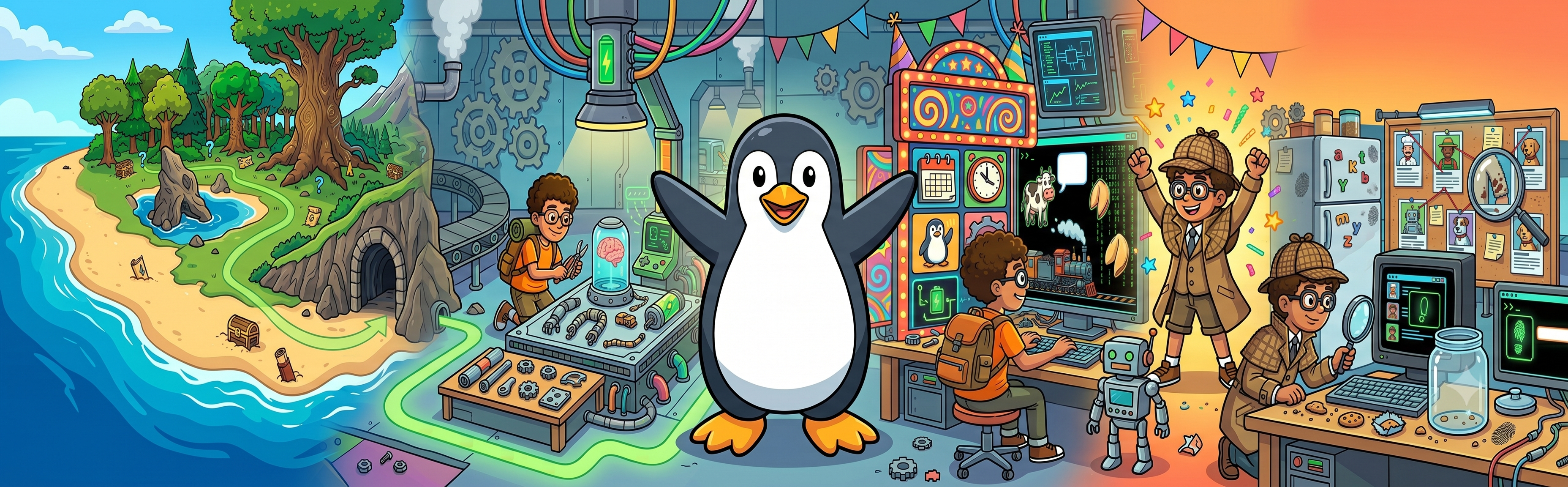 Linux Adventure Workshop Banner